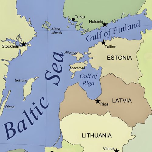 Map of the Baltic Sea region